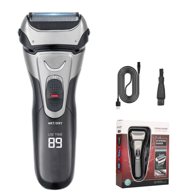 Mini rasoir électrique de voyage pour hommes, Rechargeable par USB, pour barbe, petite taille, Compa