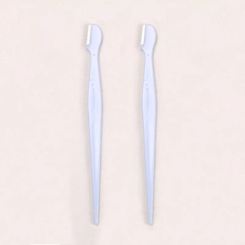 2/35 pièces Lames de rasoir portables pour sourcils et visage, épilateur, coupe-poils, rasoir, outil