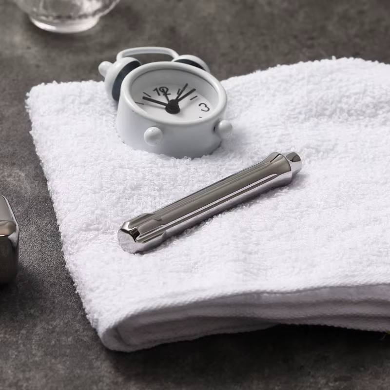 YAQI Tsuka-Rasoir de sécurité pour hommes, en acier inoxydable poli