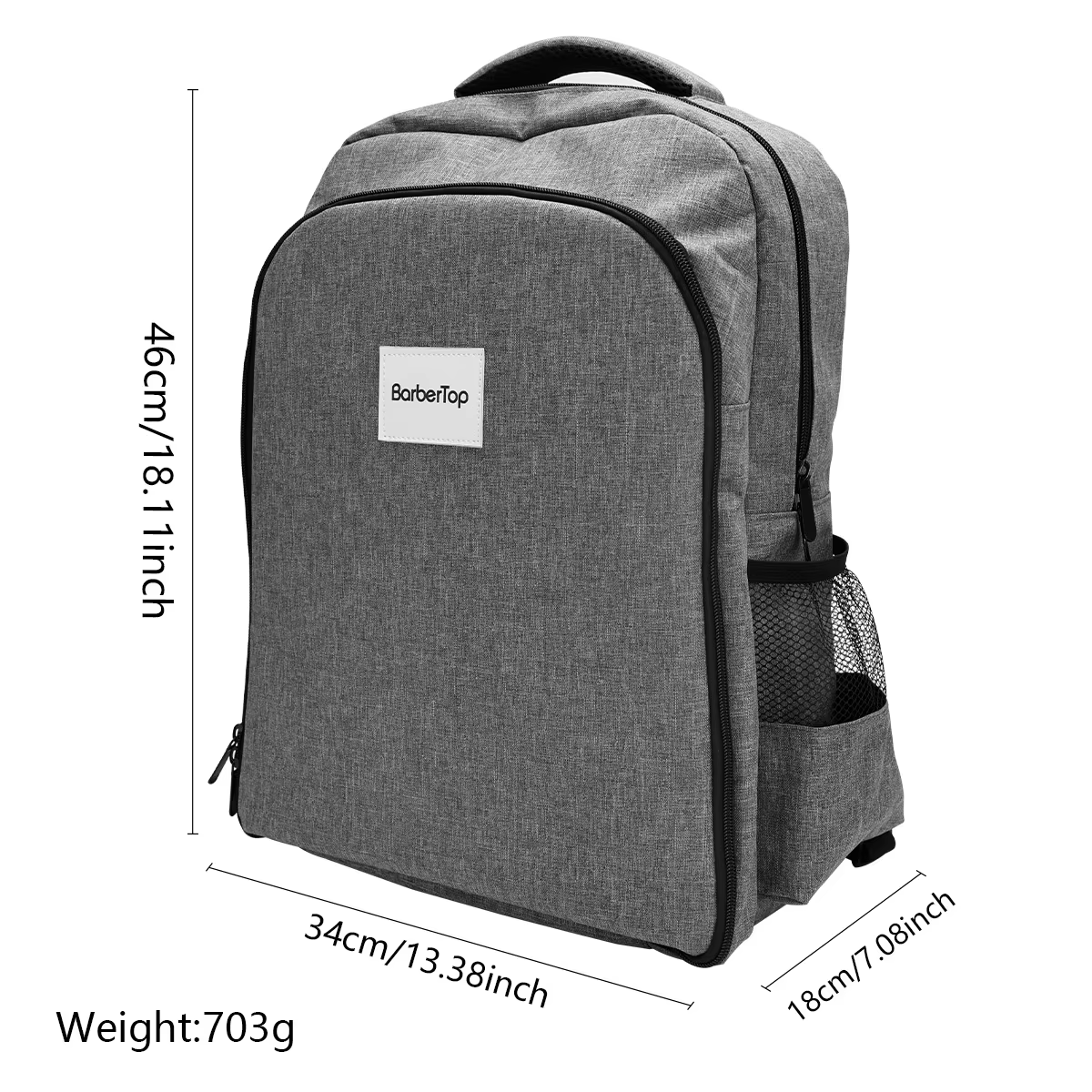 Coiffeur multifonctionnel barbier sac à dos sacs de rangement outil de coiffure paquet de rangement