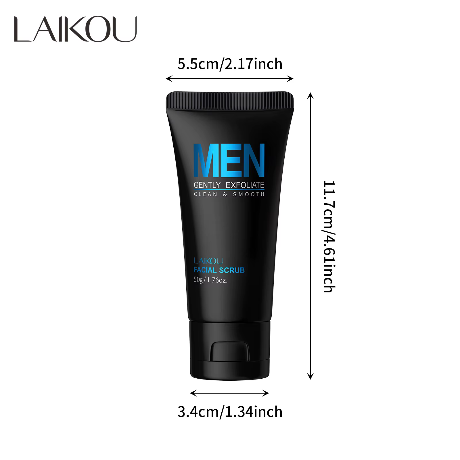 Gommage pour le visage pour hommes, nettoyage en profondeur, exfolie, adoucit la peau, améliore les 