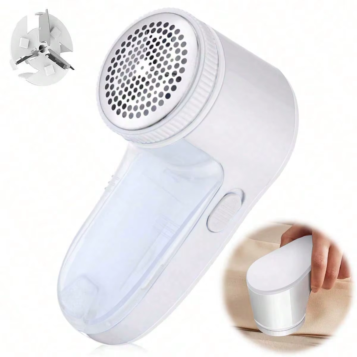 Épilateur électrique rasoir en tissu Portable tondeuse boules de poils (non incluse (2 * AA)