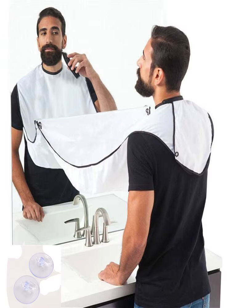 Écharpe de rasage pour hommes, chiffon de rasage, chapeau de coupe de cheveux, tablier de coupe de c