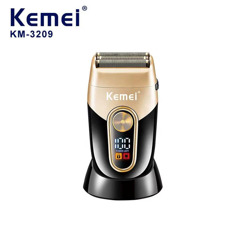 KM-3209 Machine à raser tondeuse à feuilles rasoir Kemei haute qualité trois têtes de lame rasoir él