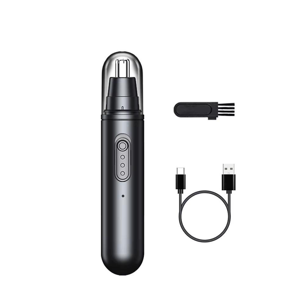 Tondeuse à poils de nez pour hommes, Rechargeable par USB, pour nez, sourcils, oreilles, Mini tondeu