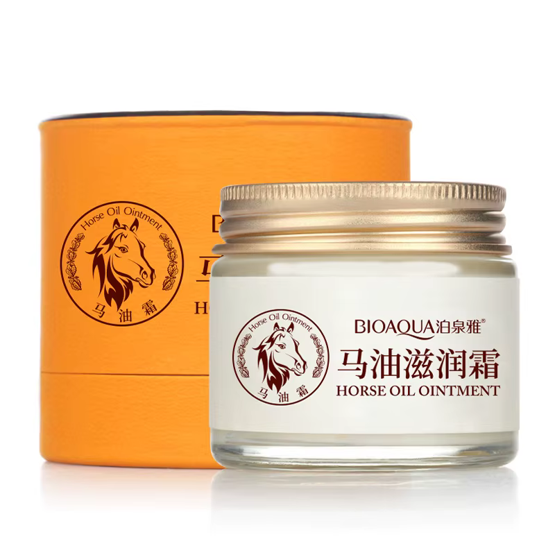 BIOAQUA huile de cheval crème pour le visage Anti-rides hydratant visage blanchissant main pied séru