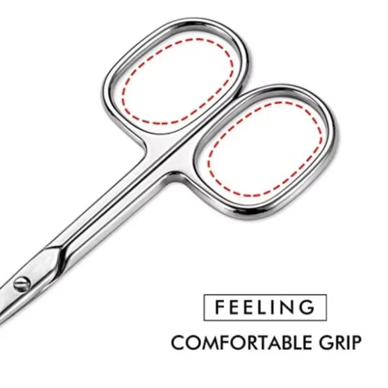 Ciseaux à cuticules coupe-cuticules tondeuse dissolvant de peau morte en acier inoxydable outils pro