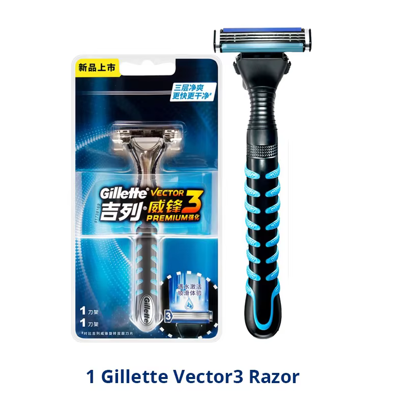Gillette – Lames de rasoir Sensor Excel et Vector3 pour homme, ultra fines et tranchantes, pour rasa