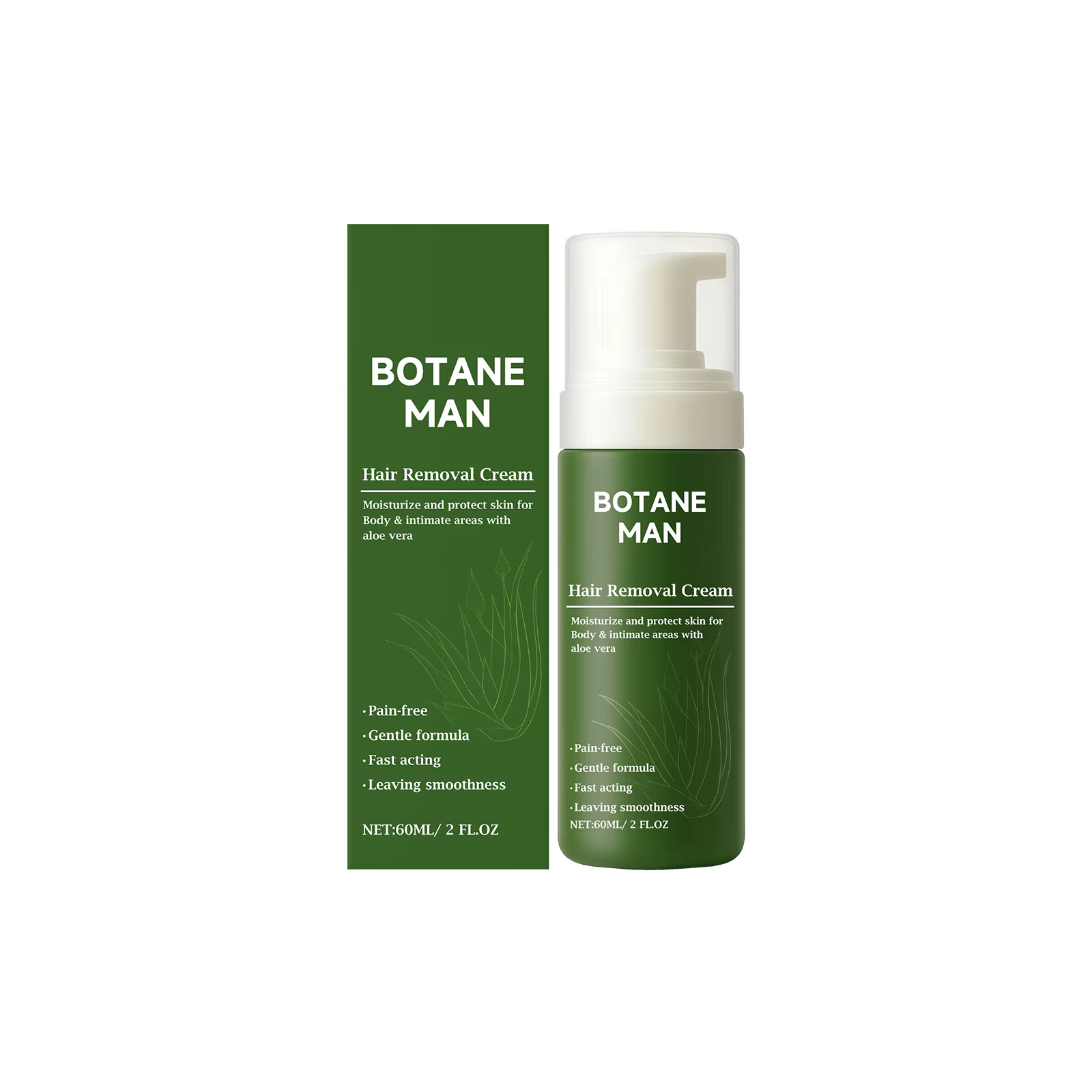 Crème dépilatoire hydratante pour homme, élimination des poils et lissage de la peau, sans douleur, 