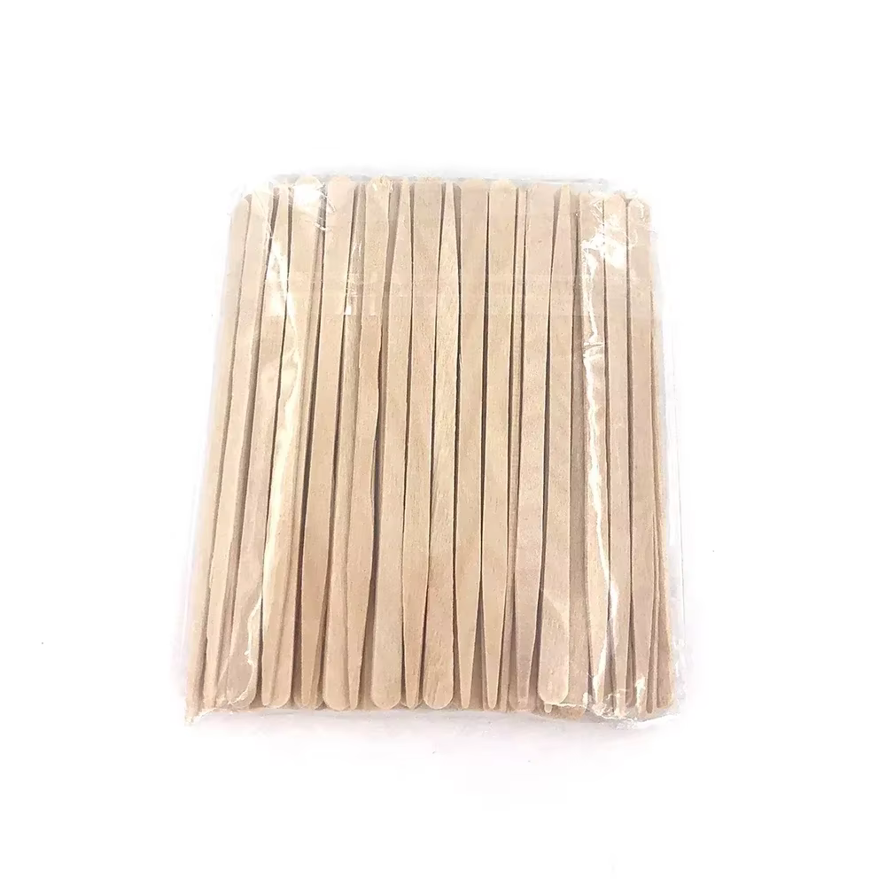 Bâton d'épilation en bois de poulet, outil d'avertissement d'essuyage de haricot, épilation, beauté