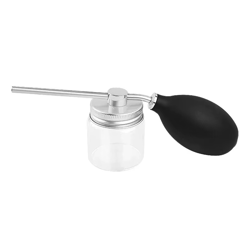 Bouteille de pulvérisation de poudre de barbier rechargeable, applicateur de fibres de construction