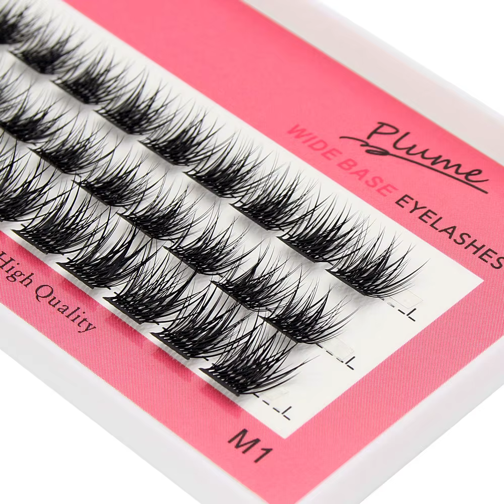 Moonlily 3D Extensions de cils en soie lâche segmenté bricolage grappe faux cils Super doux Style na