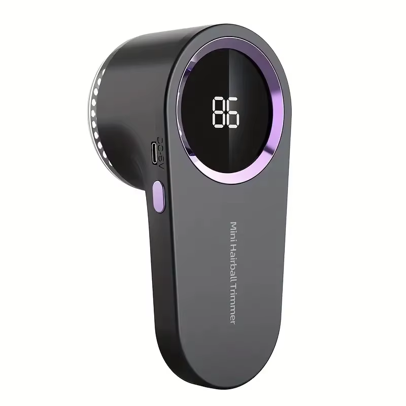 Boule d'épilation portable | Rasoir et tondeuse à vêtements à affichage numérique rechargeable par