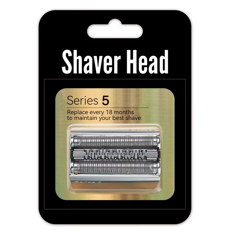 Tête de rechange pour rasoir électrique Braun 5, modèles 52B, 52S, 5020S, 5030S, 5040S, 5050S, 5070S