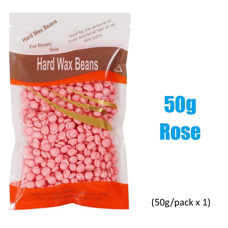 Perles de cire 500g/1000g, cire chaude dépilatoire indolore, perles de cire dure pour machine à cire