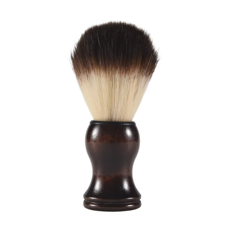 AA20-Men blaireau rasage manche en bois appareil de nettoyage de barbe du visage haute qualité Pro S