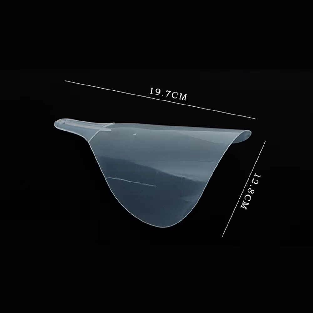 Bouclier facial en plastique transparent pour barbier