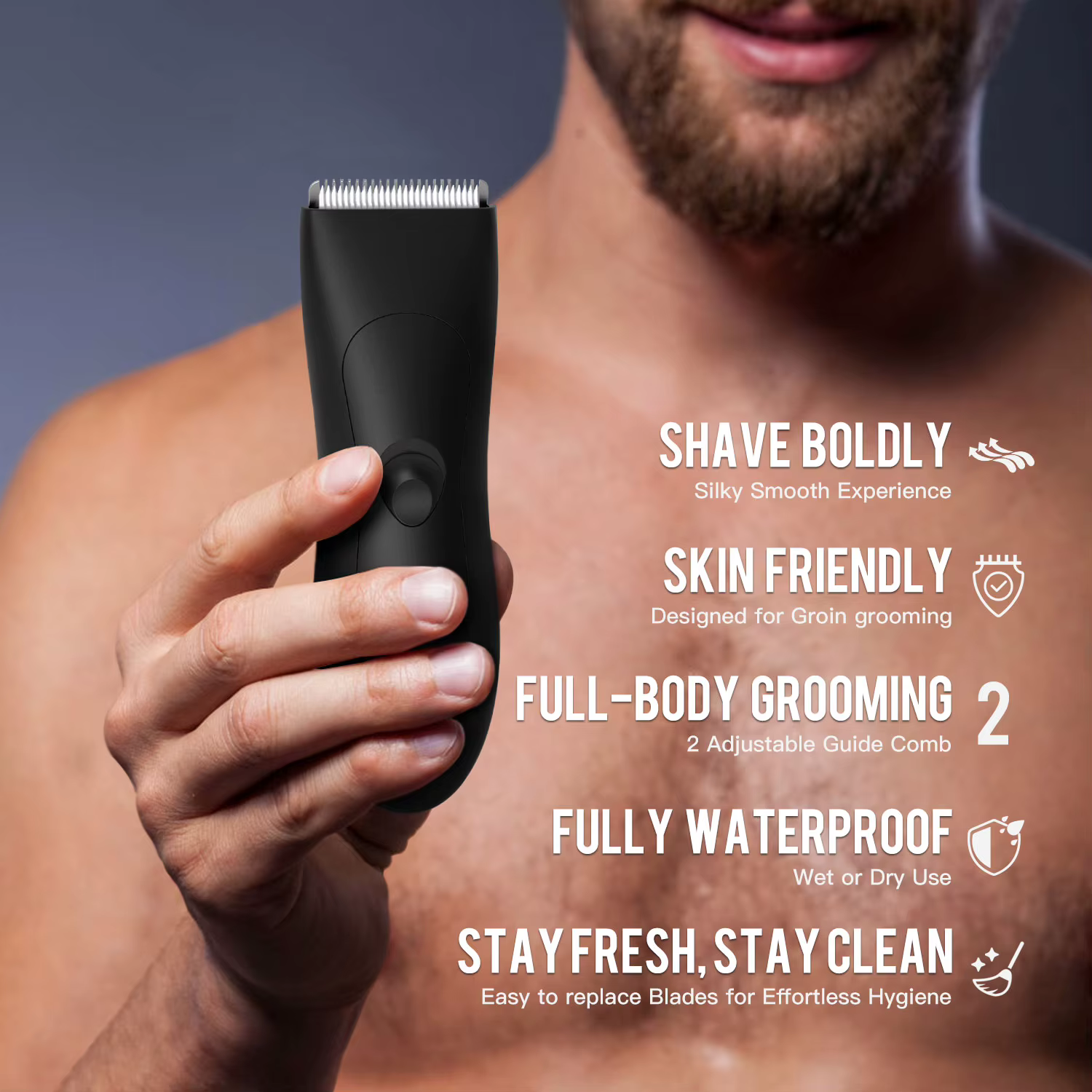 Tondeuse à cheveux électrique pour hommes