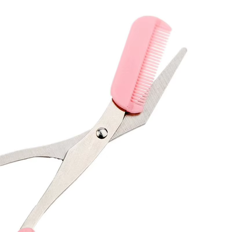 Ciseaux de précision pour sourcils avec peigne