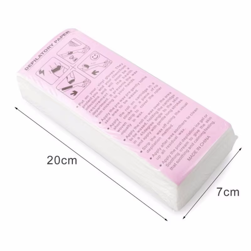 Bandes de cire pour épilation