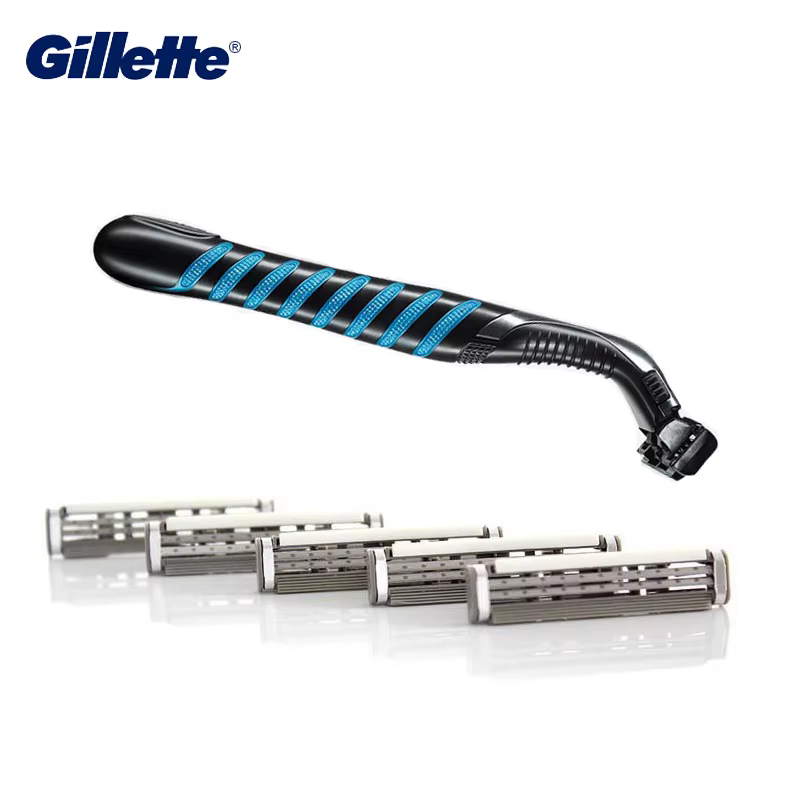 Gillette – Lames de rasoir Sensor Excel et Vector3 pour homme