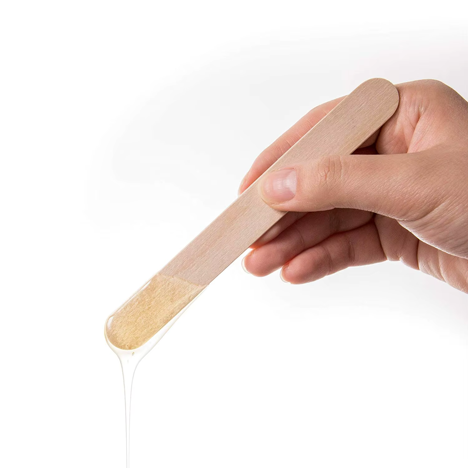 Bâtons applicateurs en bois pour épilation à la cire