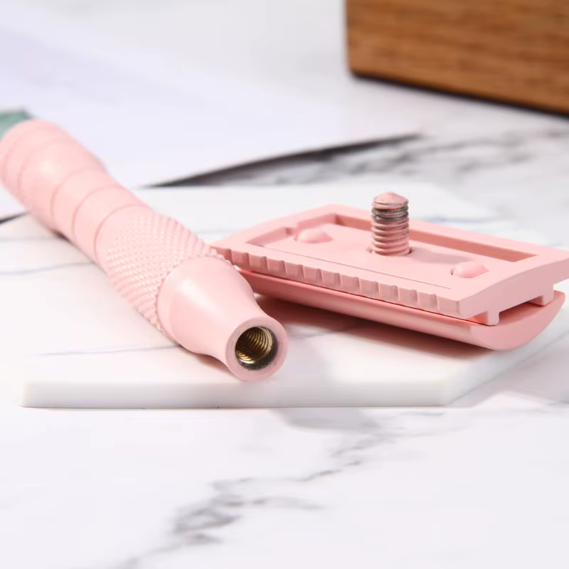 YAQI Rasoir de sécurité pour femme de couleur rose pour homme