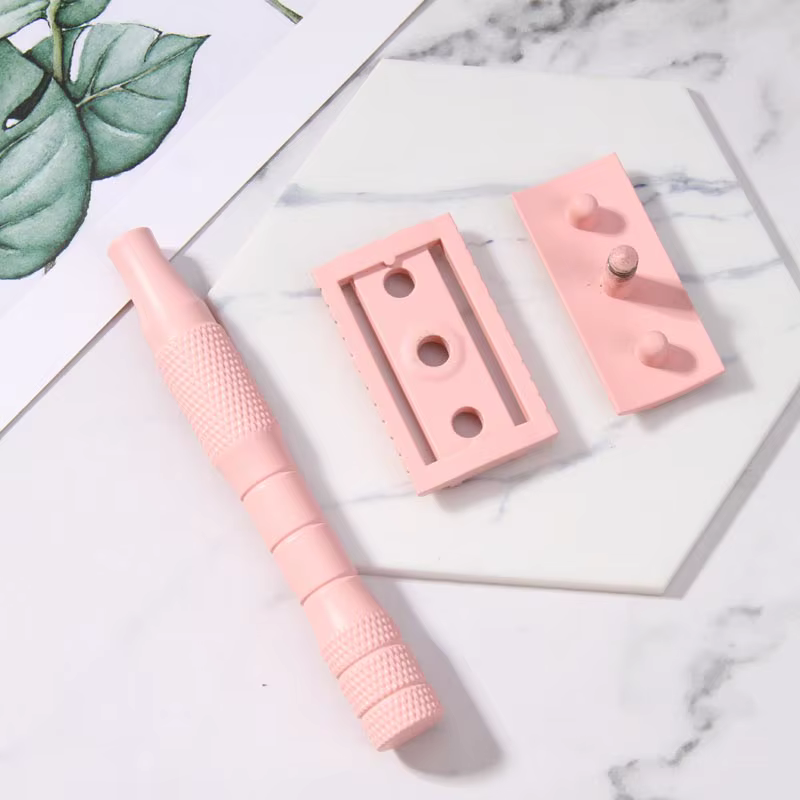 YAQI Rasoir de sécurité pour femme de couleur rose pour homme