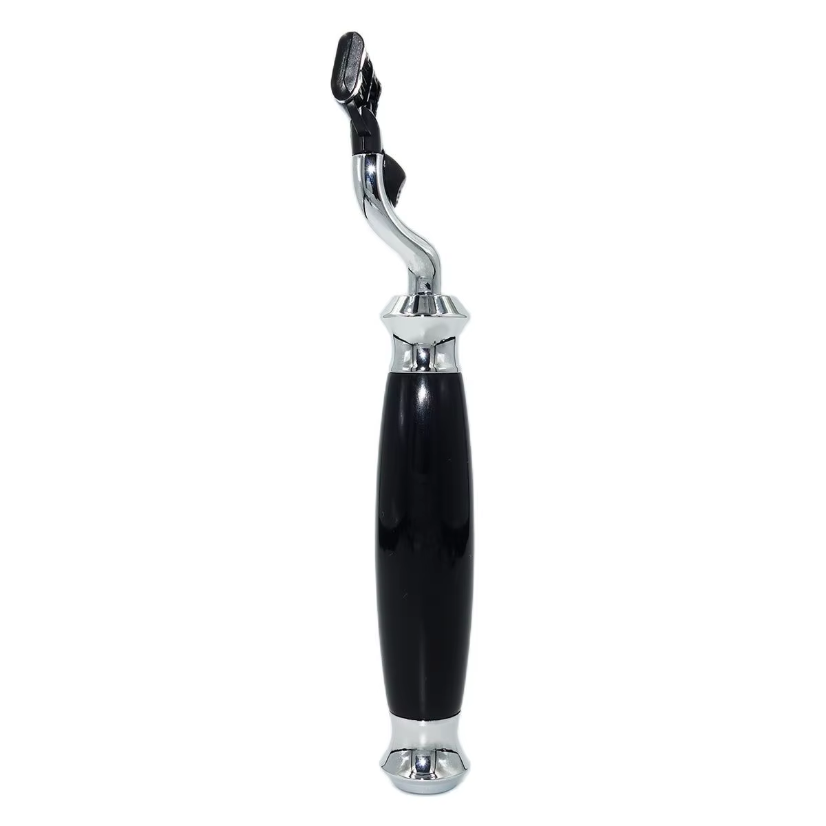 IRAZOR Classic Mach 3 rasoir de sécurité pour hommes rasage de la barbe épilation poignée acrylique en résine blanche avec cartouche de lame à 3 couches