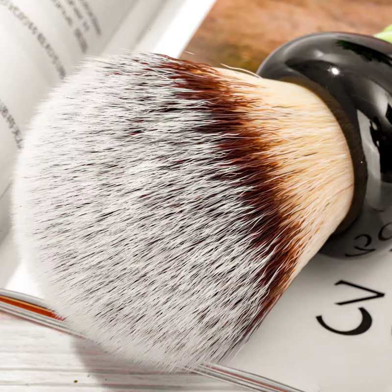 YAQI – brosse de rasage humide pour hommes, cheveux synthétiques Mojito