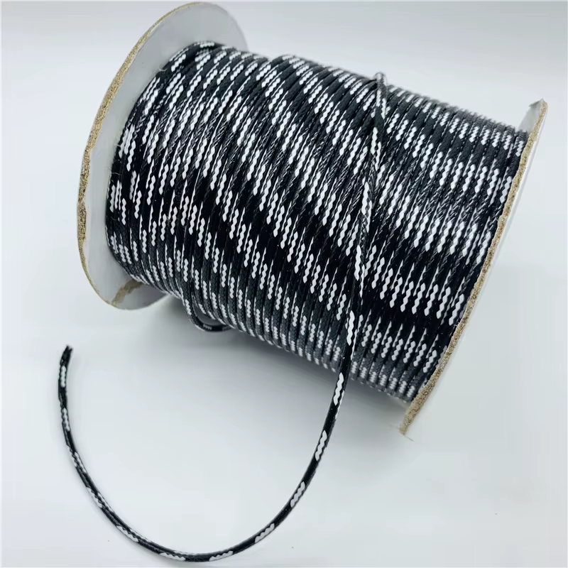 5 mètres/lot 2mm cordon ciré corde cordon Bracelet tressé Strin collier corde pour la fabrication de bijoux bricolage Shamballa corde