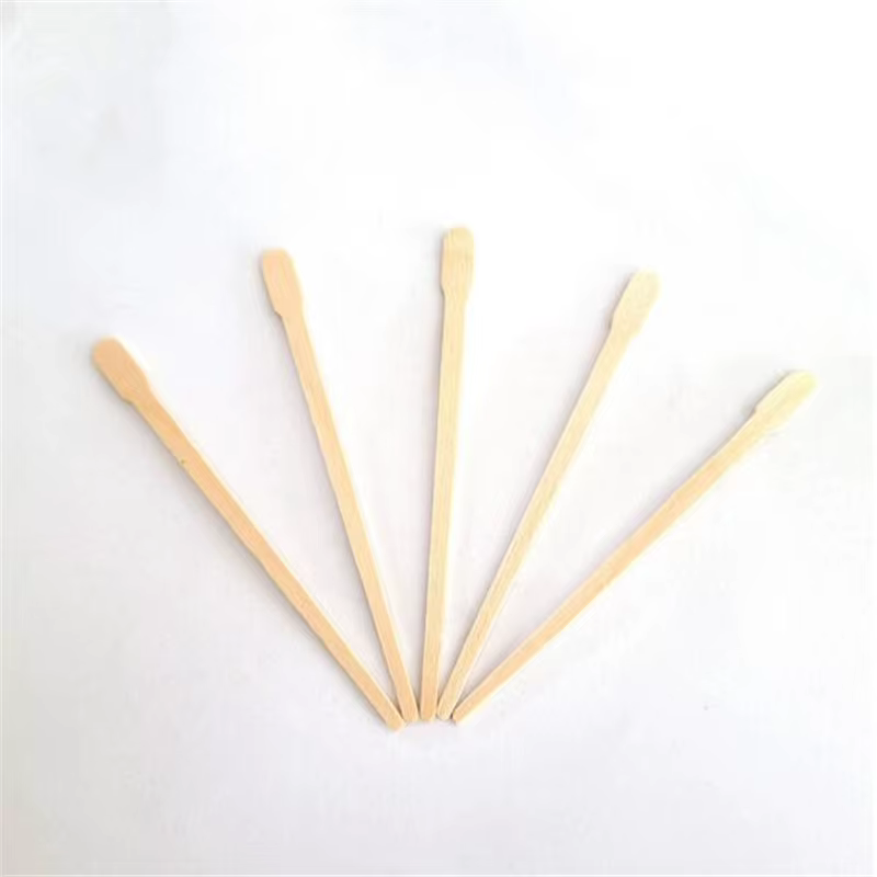 100 pièces jetable en bois cire bâton