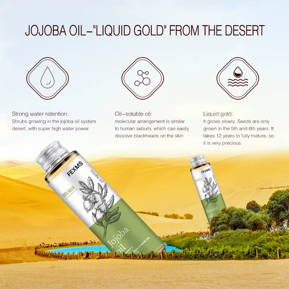 Huile de jojoba 100% pure