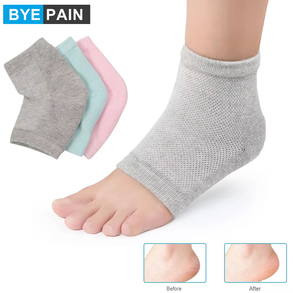Chaussettes hydratantes à bout ouvert