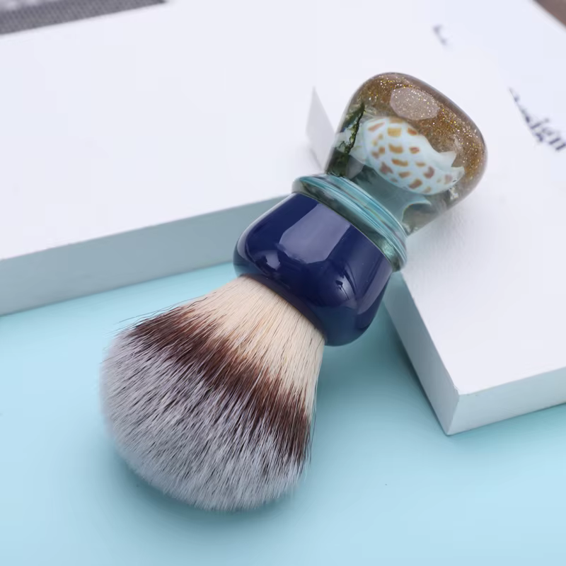 YAQI – brosse de rasage pour hommes, en cheveux synthétiques, 24mm