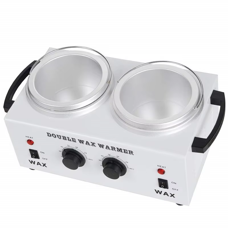 Chauffe-cire double pour paraffine, machine à cire dépilatoire pour SPA, épilateur pour mains et pieds, outil d'épilation