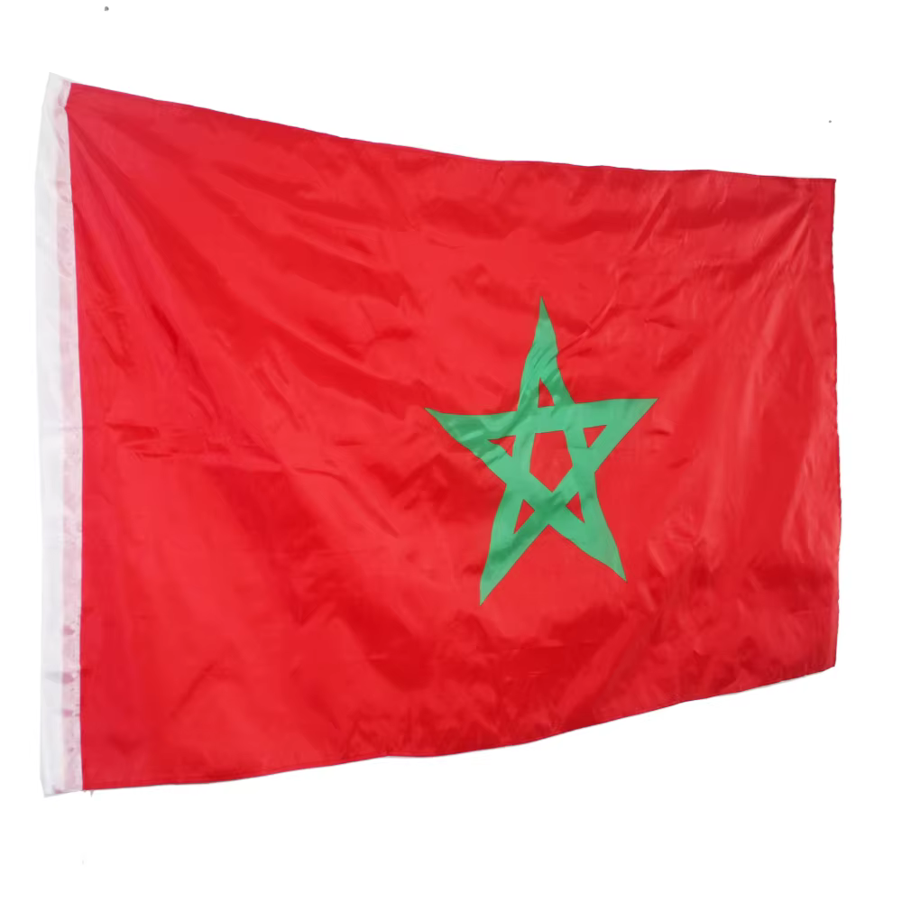 Candway 90x 60 CM drapeau du royaume du marocain marocain décoratif pour la décoration