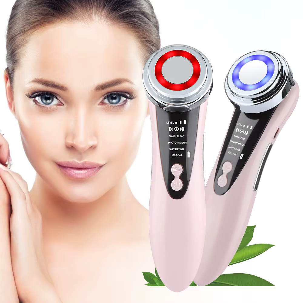 Masseur de visage rajeunissement de la peau Radio mésothérapie LED Lifting