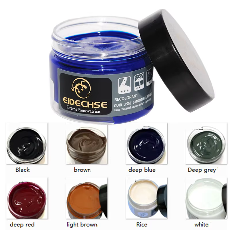 Kit de réparation de vinyle et cuir de voiture, nettoyant pour peinture du cuir, pour siège automobile, canapé, réparation du cuir, manteaux, trous, fissures, liquide sans chaleur