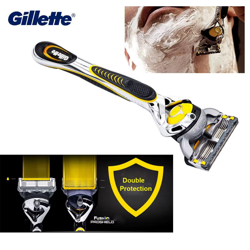 Gillette Fusion ProGlide ProShiled rasoir de sécurité antidérapant manuel poignée