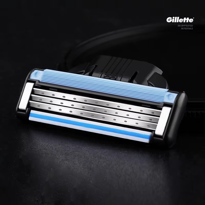 Véritable Gillette Mach 3 Rasage Lames de Rasoir Pour Hommes Marque La Lame À Raser Avec 8