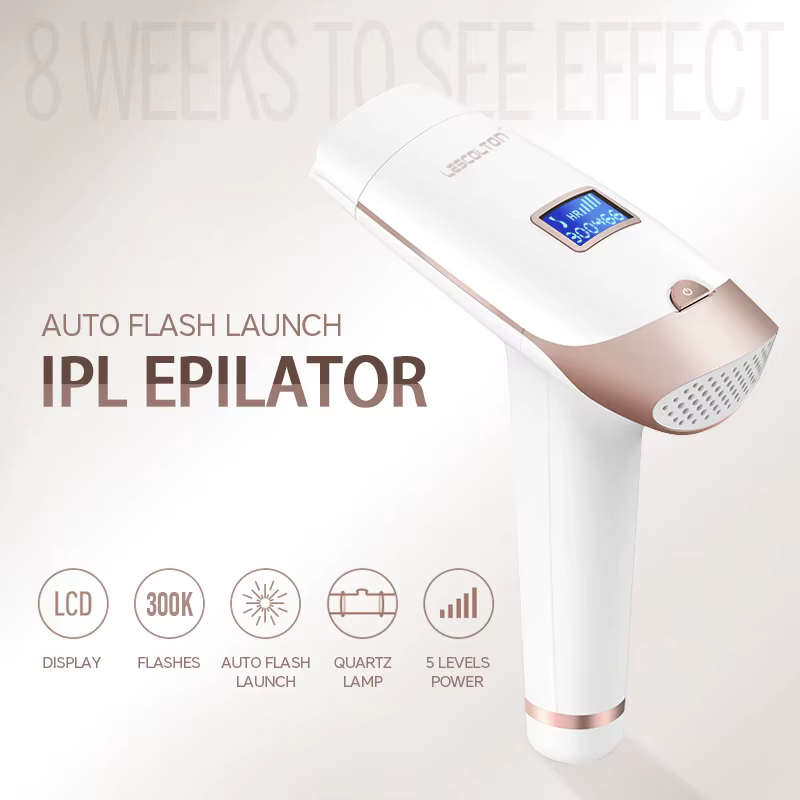 Épilateur laser Lescolton 2-en-1 pour l'épilation et le rajeunissement