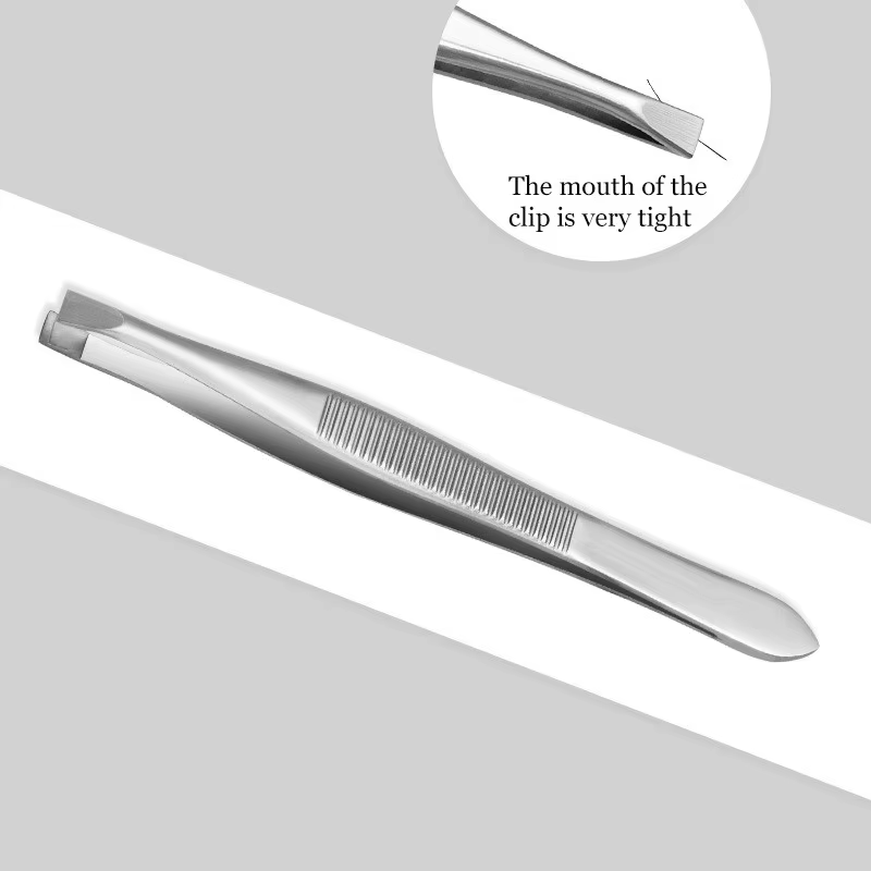 EyebloggTweezer-Pince à épiler en acier inoxydable