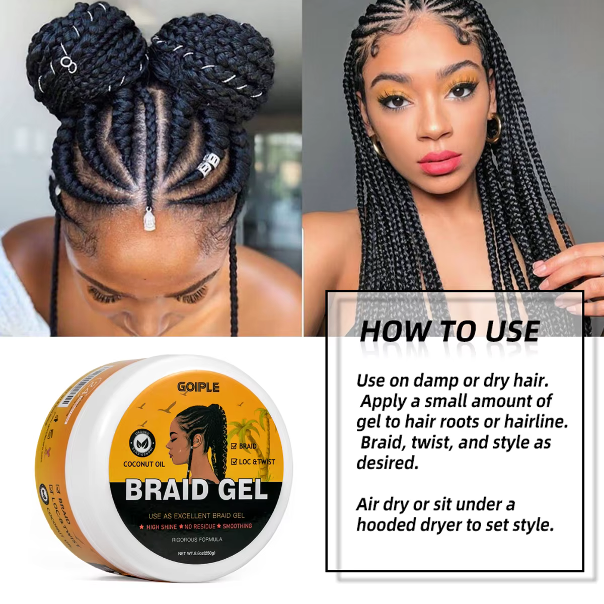 Crème de cire pour cheveux
