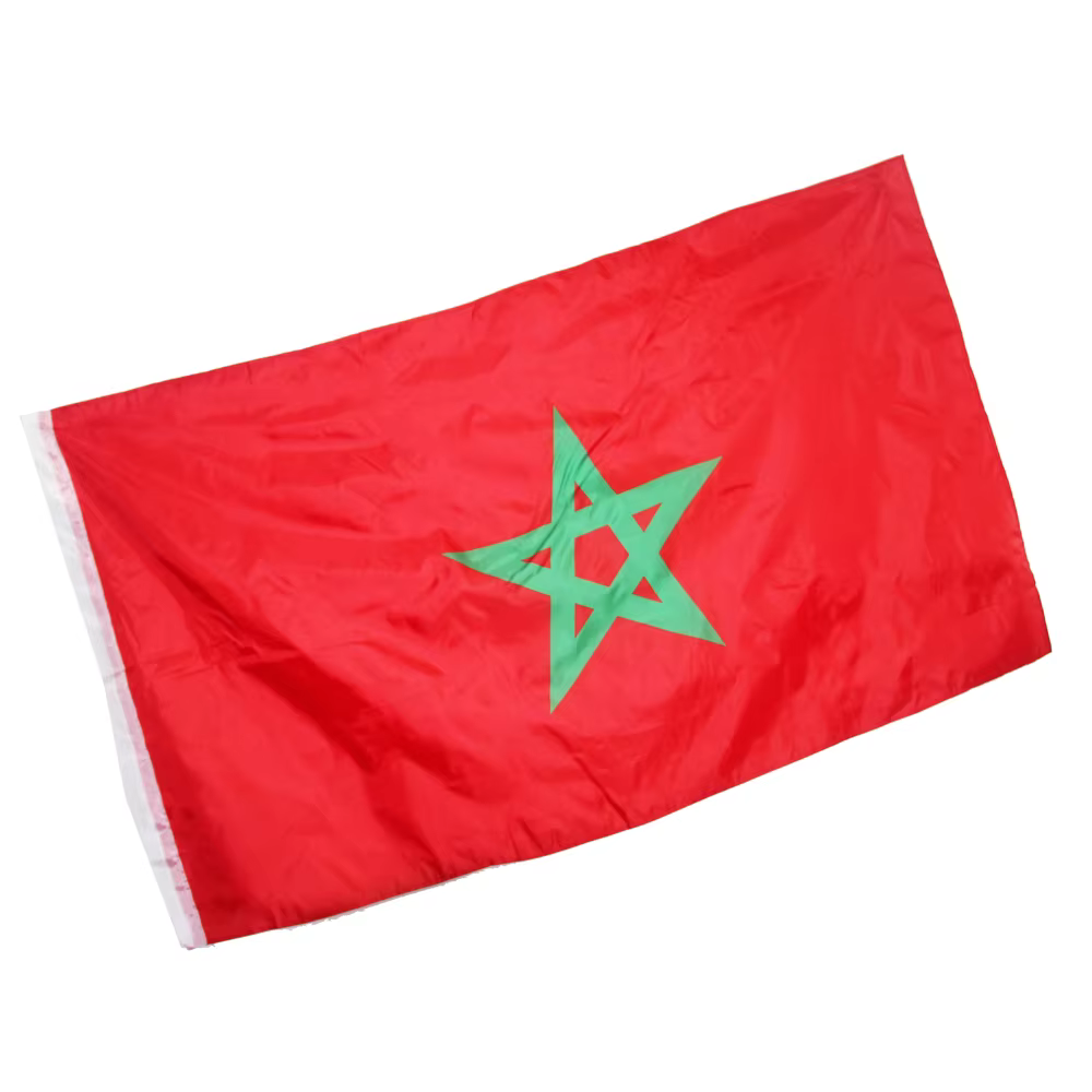Candway 90x 60 CM drapeau du royaume du marocain marocain décoratif pour la décoration