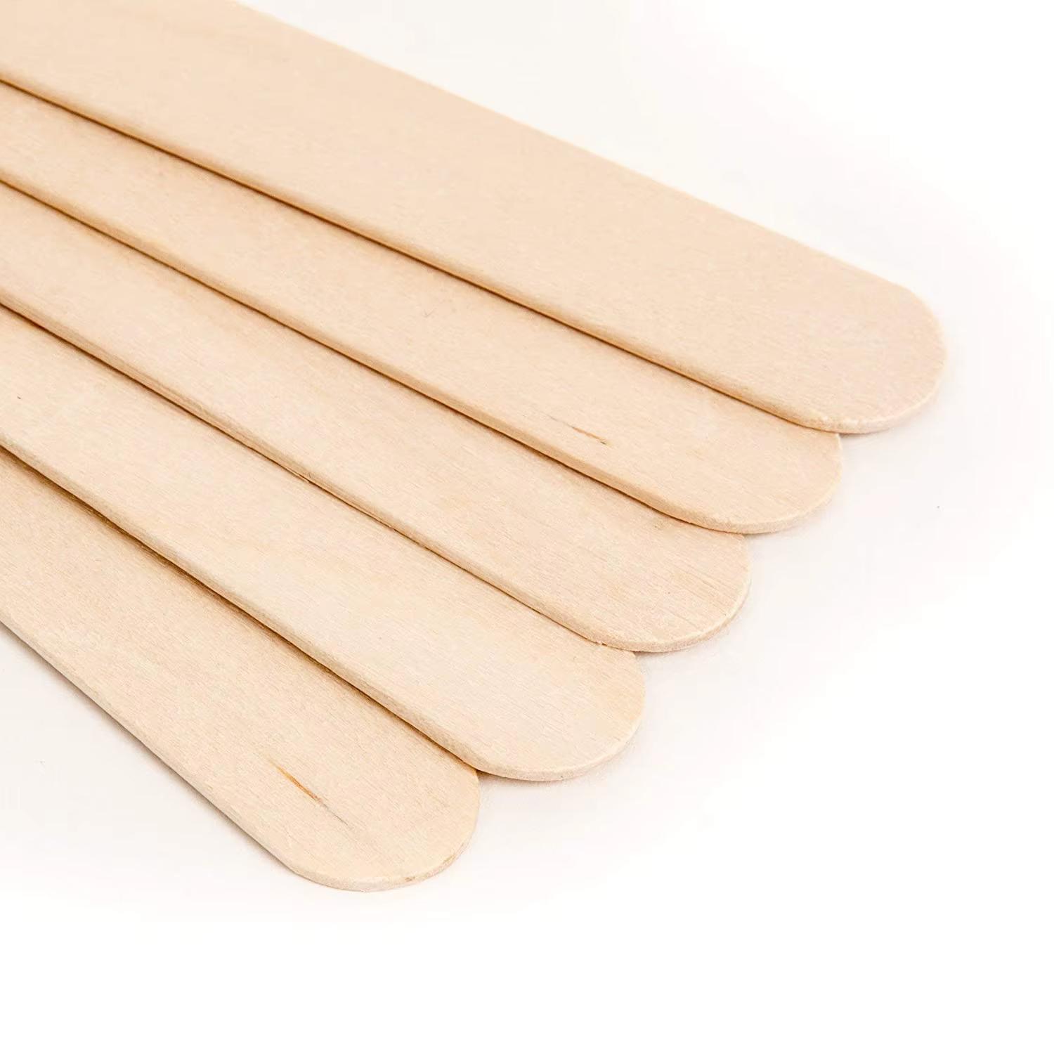 Bâtons applicateurs en bois pour épilation à la cire