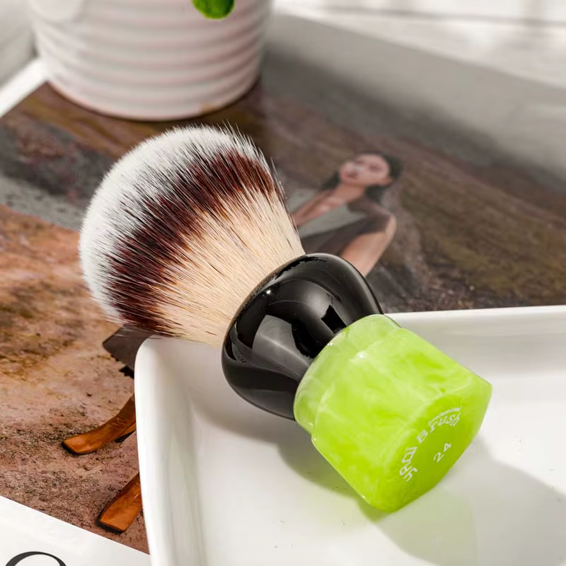 YAQI – brosse de rasage humide pour hommes, cheveux synthétiques Mojito