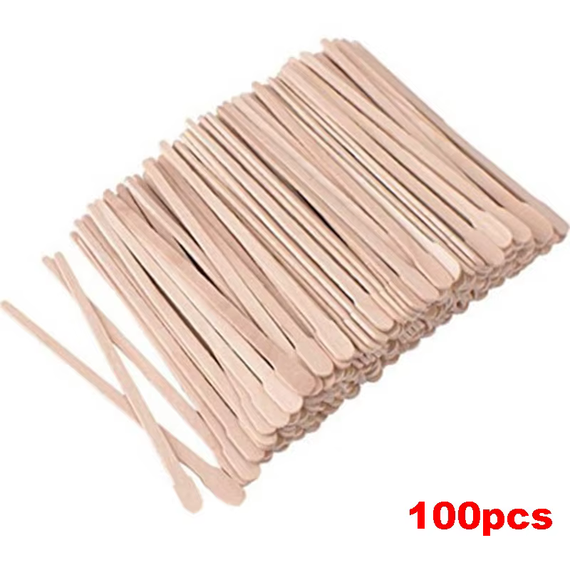 Bâtons d'épilation du corps en bois pour femme