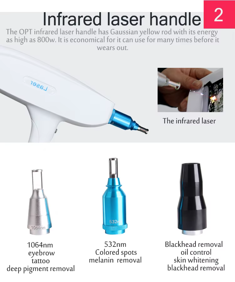 2026 nouveau 2 en 1 IPL épilation Laser tatouage Pigment élimination carbone noir poupée traitement IPL