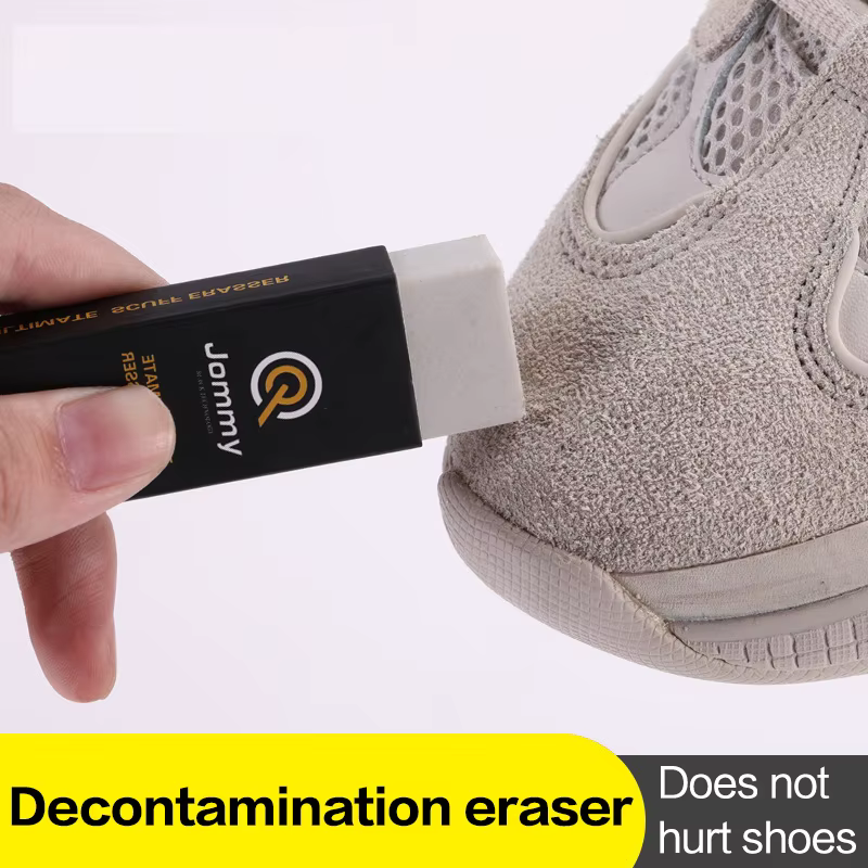 Gomme de nettoyage pour daim, peau de mouton mate, soin des chaussures, nettoyeur du cuir, gommage naturel, bloc de caoutchouc, brosse de chaussures